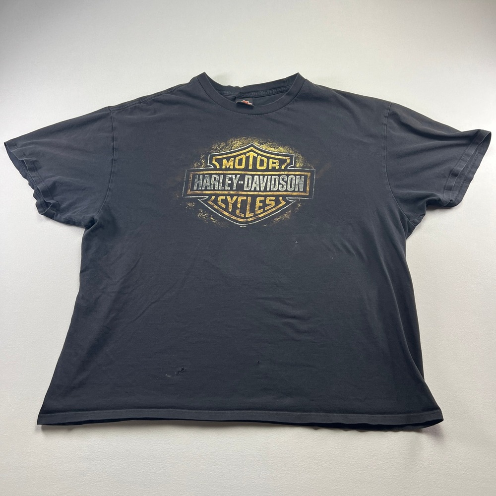 Harley Davidson T Shirt Mens 3XL Black Motorcycle United Arab Emirates Graphic